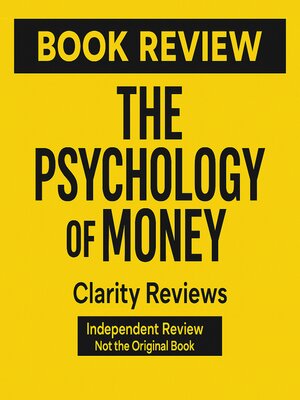 cover image of The Psychology of Money — Book Review — Morgan Housel